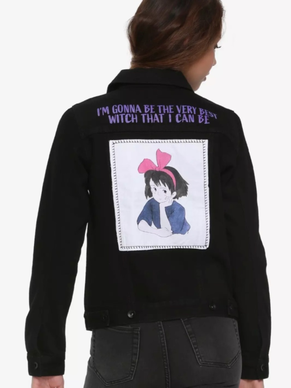 Her Universe Kiki's Delivery Service jean jacket (size medium)